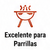 Excelente para parrillas